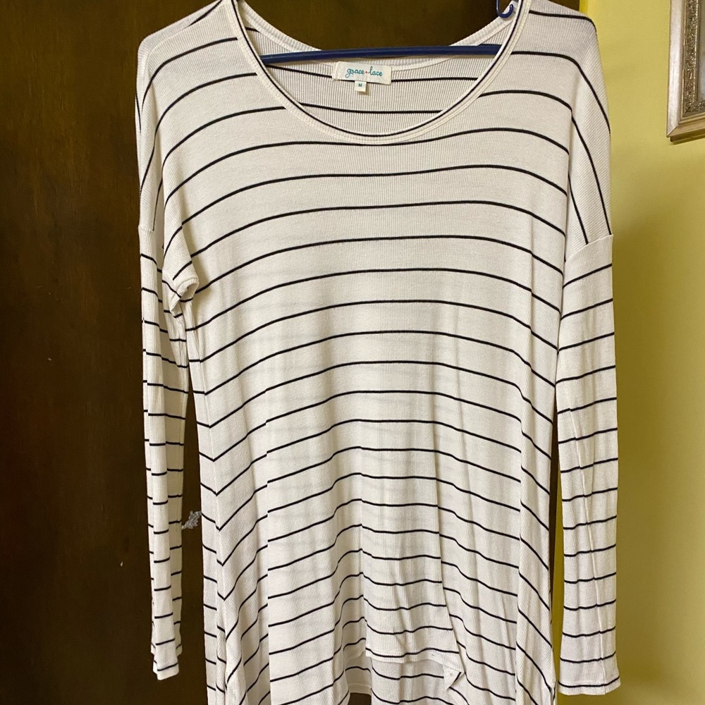 Grace and Lace Ribbed Tee